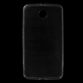Силиконов гръб ТПУ ултра тънък за Motorola Nexus 6 XT1100 / XT1103 кристално прозрачен